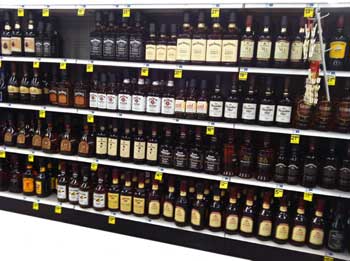 Liquor Store Shelving