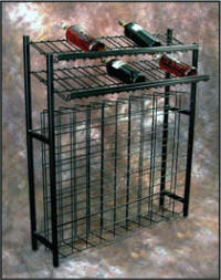 Wire Wine Display